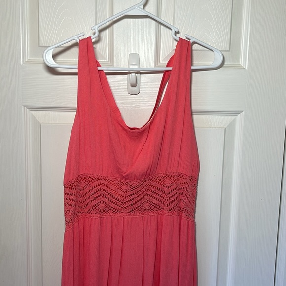 Xhilaration Peach Maxi Dress - Size L - Picture 3 of 7